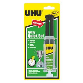 Uhu 37545 Epoxy Quıck Set Kolay Karışım Şırınga Yapıştırıcı