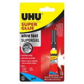 Uhu Super Glue Ultra Fast Supergel 3 gr Japon Yapıştırıcısı