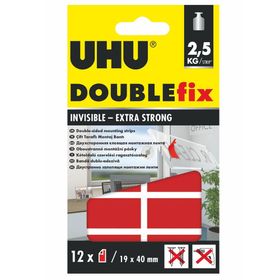 Uhu UHU45515 Doublefix Şeffaf Güçlü Montaj Şeridi