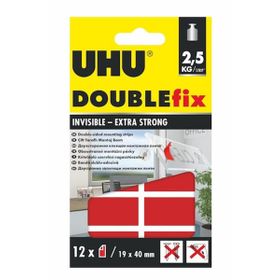 Uhu UHU45515 Doublefix Şeffaf Güçlü Montaj Şeridi