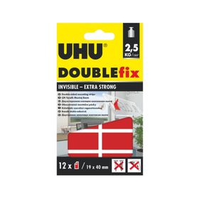 Uhu UHU45515 Doublefix Şeffaf Güçlü Montaj Şeridi