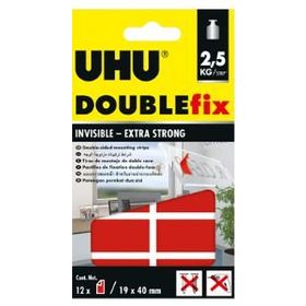 Uhu UHU45515 Doublefix Şeffaf Güçlü Montaj Şeridi
