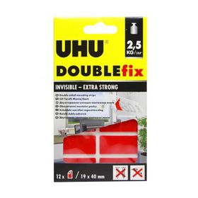 Uhu UHU45515 Doublefix Şeffaf Güçlü Montaj Şeridi