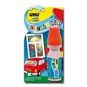 Uhu Window Deco UHU38970 Yeşil Cam Süsleme Boyası