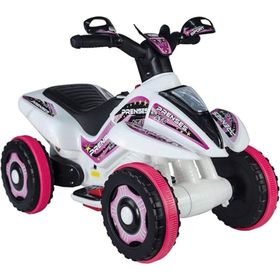 UJ Toys 6V Beyaz Akülü ATV
