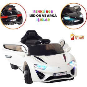 UJ Toys Beyaz Jagor 12V Akülü Araba