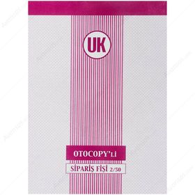 UK 050 Otocopy 2 Nüsha Sipariş Fişi