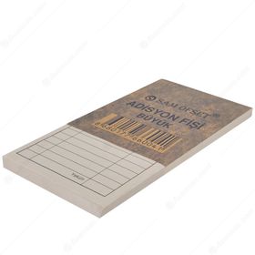 UK 50 YP 9x16.5 cm Adisyon Fişi