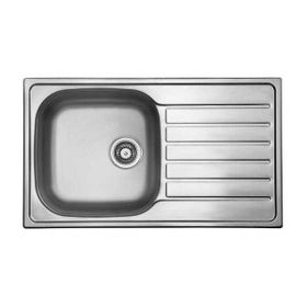 Ukinox Hypnos Paslanmaz 50x86 Tek Göz Sağ Eviye