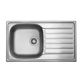 Ukinox Hypnos Paslanmaz 50x86 Tek Göz Sağ Eviye
