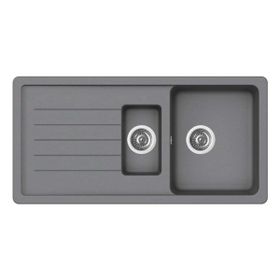 Ukinox Valente D-150 L Croma Granit Eviye
