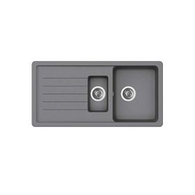 Ukinox Valente D-150 L Croma Granit Eviye