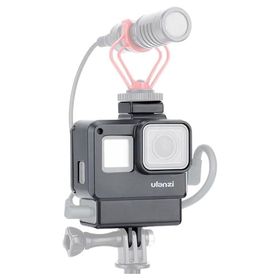 Ulanzi V2 Gopro Hero 5 6 7 Mikrofon Yuvalı Çerçeve