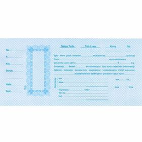 Ulaş Dar 100'lü Mavi Senet Kağıdı