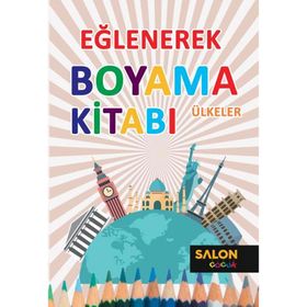 Ülkeler Eğlenerek Boyama Kitabı Salon Yayınları