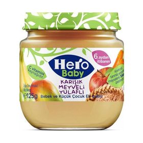 Ülker 12x125 gr Hero Baby Karışık Meyveli Tahılıı Bebek Maması