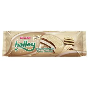 Ülker 210 gr Halley Beyaz Çikolata Kaplamalı Sandviç Bisküvi