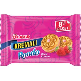 Ülker 488 gr Rondo Çilekli Bisküvi