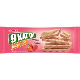 Ülker 65 gr 9 Kat Tat İnce İnce Çilekli Bisküvi