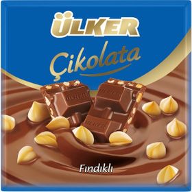 Ülker 65 gr Fındıklı Sütlü Kare Çikolata (6 adet)