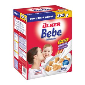 Ülker Bebe 800 gr Sütlü Bebek Bisküvisi