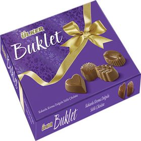 Ülker Buklet Kakaolu 200 gr Krema Dolgulu Sütlü Çikolata