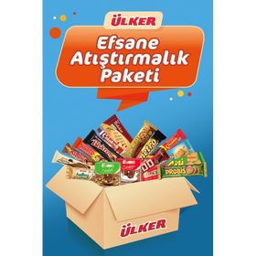 Ülker Efsane Yeni Atıştırmalık Çikolata Paketi 24 Parça