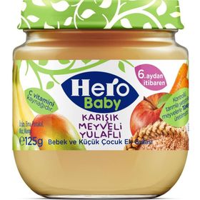 Ülker Hero Baby 6+ Ay 125 gr Organik Karışık Meyveli Püresi