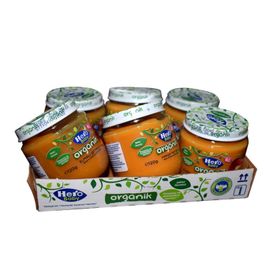 Ülker Hero Baby Elmalı Şeftali 6x120 gr Kavanoz Bebek Maması