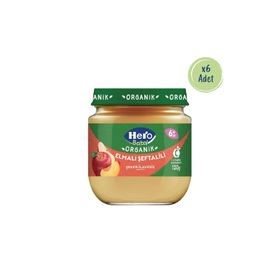 Ülker Hero Baby Elmalı Şeftali 6x120 gr Kavanoz Bebek Maması