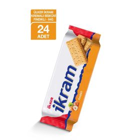 Ülker İkram Kremalı Fındıklı 84 gr Bisküvi
