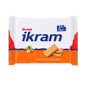 Ülker İkram Kremalı Fındıklı Bisküvi Multipack 3'lü 84 gr (6 adet)