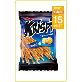 Ülker Krispi 54 gr Peynirli Çubuk Kraker (15 adet)