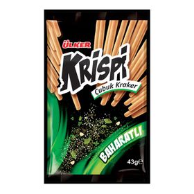 Ülker Krispi Baharatlı Çubuk Kraker 43 G (10 adet)
