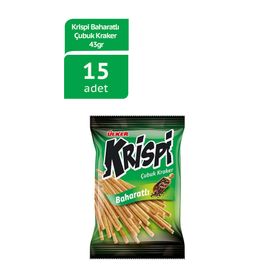 Ülker Krispi Baharatlı Çubuk Kraker 54 gr (15 adet)