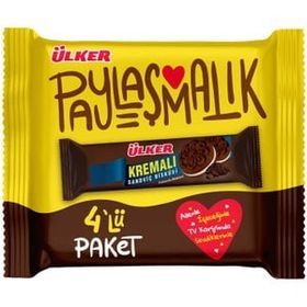 Ülker Rondo 65 gr Kakao Vanilya Kremalı Çifte Lezzet Bisküvi (4 adet)