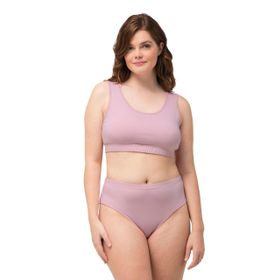 Ulla Popken 790724 Siyah Kadın Spor Sütyen