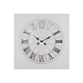 Ultima Regal 2686 S2B Ultıma Ferforje 64cm Gümüş İskelet Orta Boy Roma Rakamlı Duvar Saati