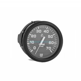 Ultraflex Uflex F08 0-7000 RPM Siyah Devir Göstergesi