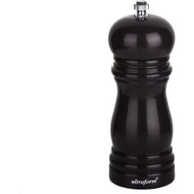 UltraForm 13 cm Siyah Ahşap Tuz Değirmeni