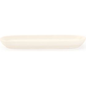 UltraForm 19x7 cm Porselen Beyaz Sunum Tabağı