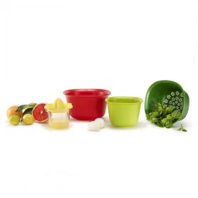 Ultraform 5 Parça İntro Kırmızı Karıştırma Kabı Set
