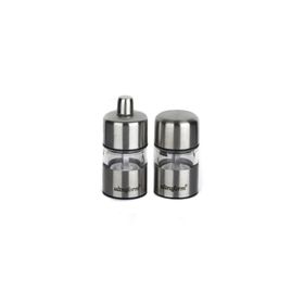 UltraForm 7 cm Metal Karabiber ve Tuz Değirmen Seti