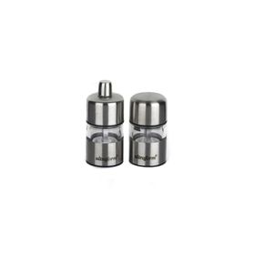 UltraForm 7 cm Metal Karabiber ve Tuz Değirmen Seti