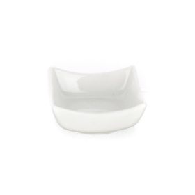 UltraForm 9.5 cm Porselen Köşeli Kare Kase