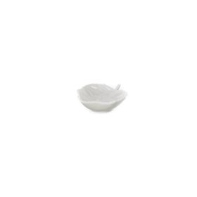 UltraForm 9x8 cm Beyaz Porselen Yaprak Kase