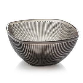 UltraForm Barok Büyük Füme Kare Salata Kasesi