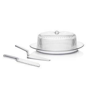 UltraForm Barok Şeffaf Kek Servis Set
