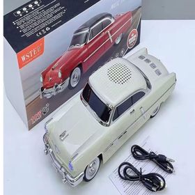 Ultratekno 1952 Lincoln Capri Model Retro Araba Bej Bluetooth Hoparlör
