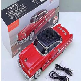 Ultratekno 1952 Lincoln Capri Model Retro Araba Kırmızı Bluetooth Hoparlör